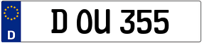 Truck License Plate